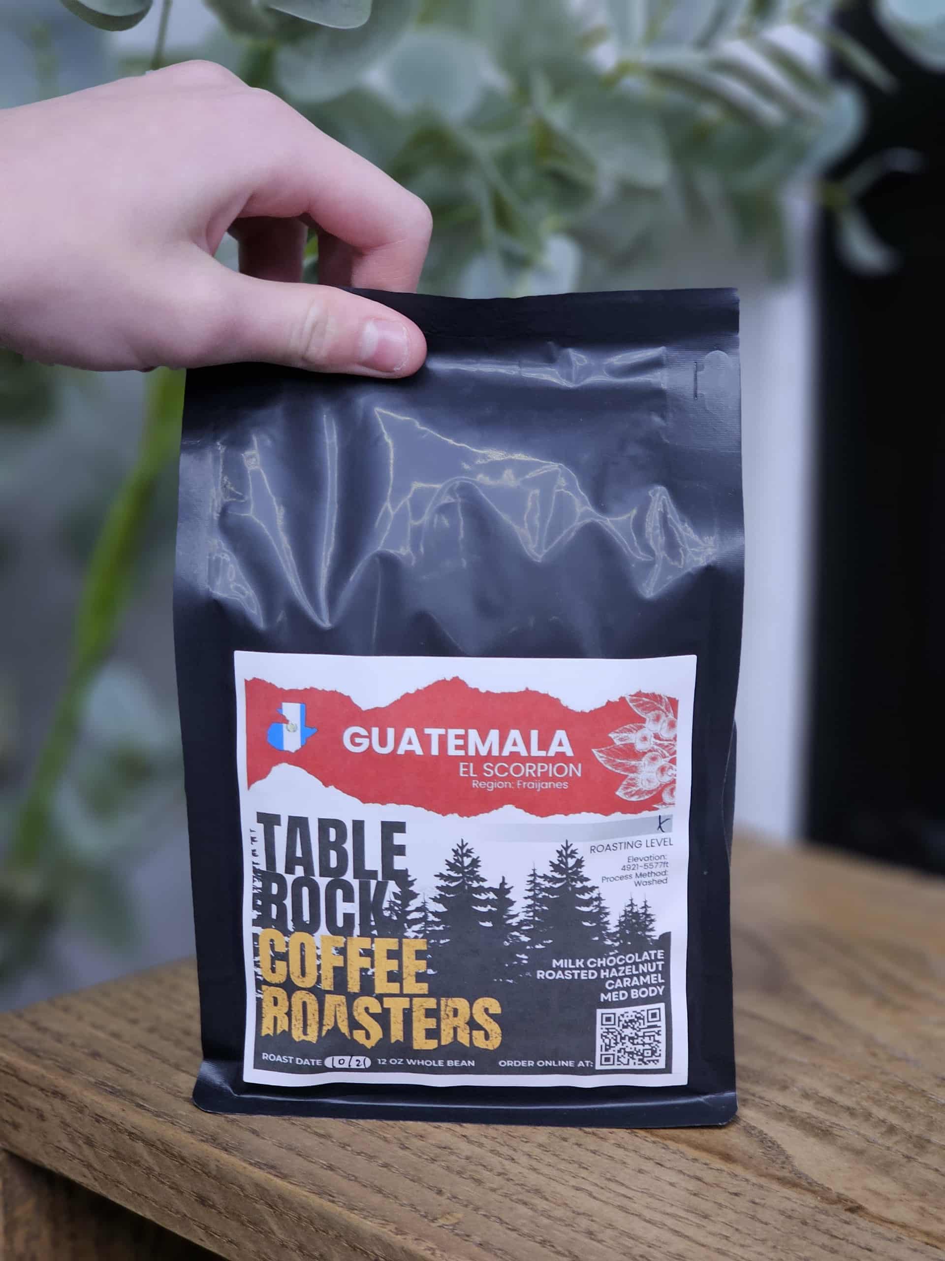 GUATEMALA El Scorpion | Dark Roast Coffee 12oz Bag – Table Rock