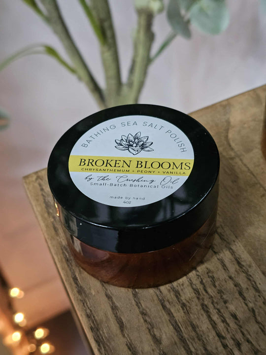 Broken Blooms   |   Bathing Sea Salt Polish (Chrysanthemum + Peony + Vanilla)