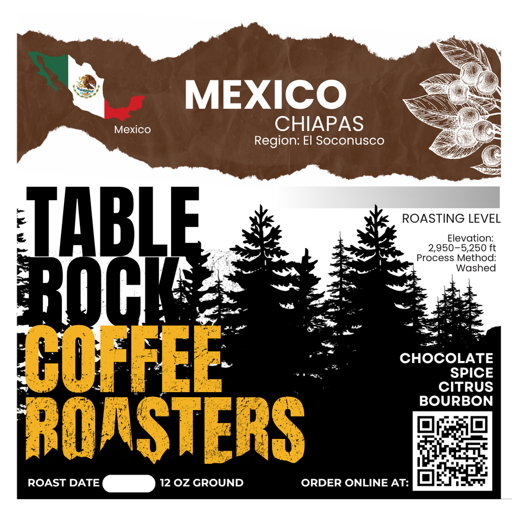 MEXICO Chiapas  |    Dark Roast Coffee  12 oz Bag