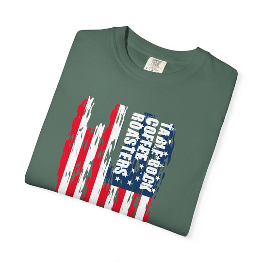 T-Shirt — Take Back Coffee Roasters American Flag Graphic