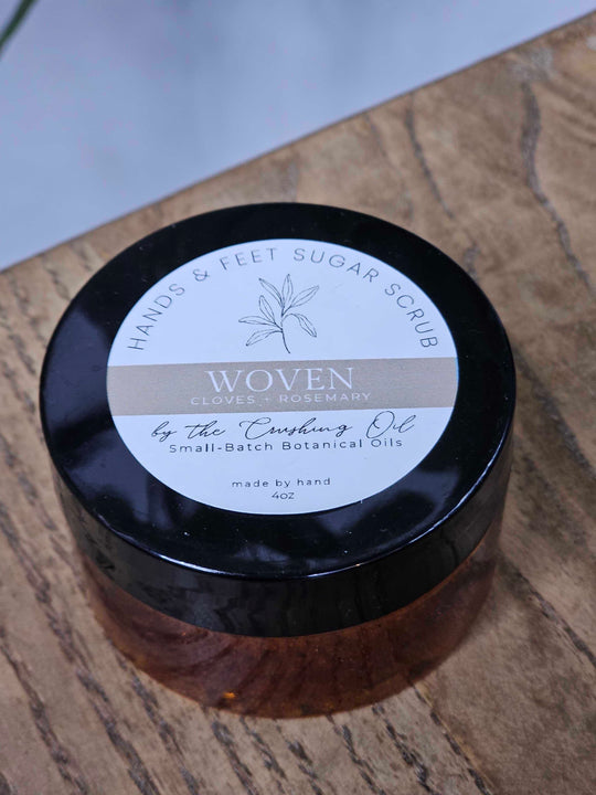 Woven  |   Hands & Feet Sugar Scrub (Cloves + Rosemary)