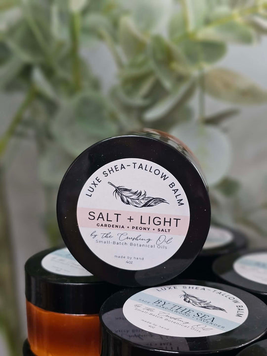Salt + Light  |   Luxe Shea-Tallow Balm  (Gardenia + Peony + Salt)