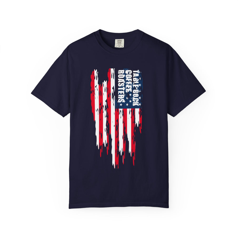 T-Shirt — Take Back Coffee Roasters American Flag Graphic