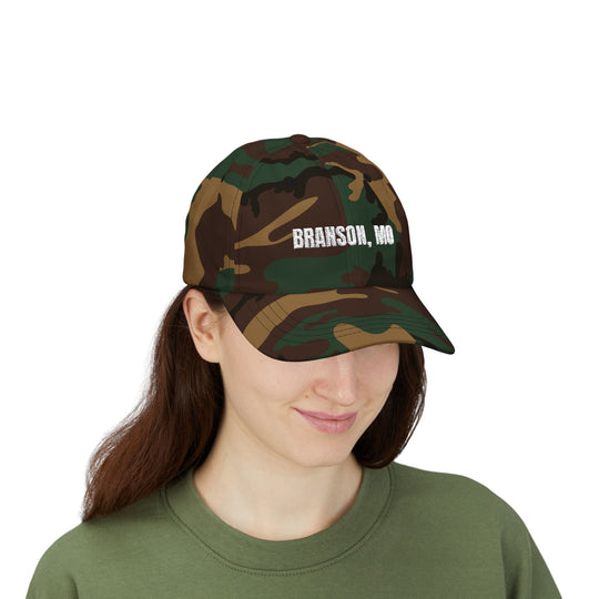 Branson, MO Camo Cap, Embroidered Classic Baseball Hat