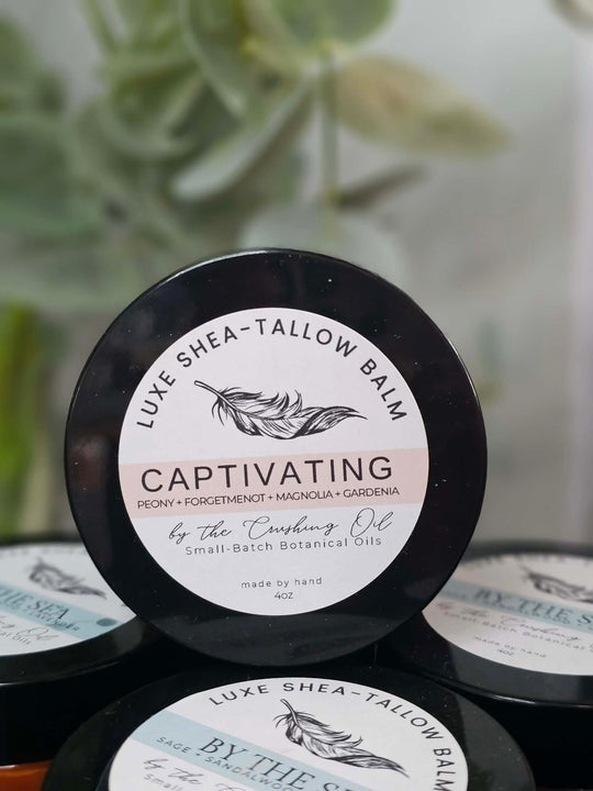 Captivating |   Luxe Shea-Tallow Balm  (Peony + Forget Me Not + Magnolia + Gardenia)