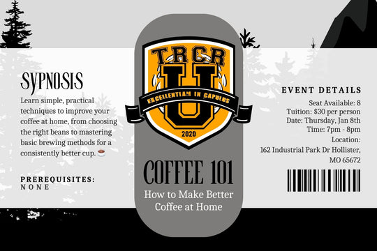 TRCRU Community Class: Coffee 101 – How to Make Better Coffee at Home