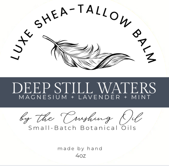 Deep Still Waters  |   Luxe Shea-Tallow Balm (Magnesium + Lavender + Mint)