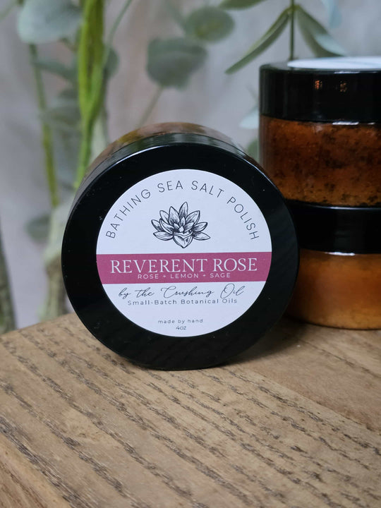 Reverent Rose  |   Bathing Sea Salt Polish (Rose + Lemon + Sage)