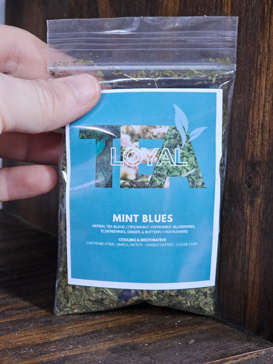 Mint Blues | Loose Leaf Tea  (Spearmint + Peppermint + Blueberry + Elderberry)