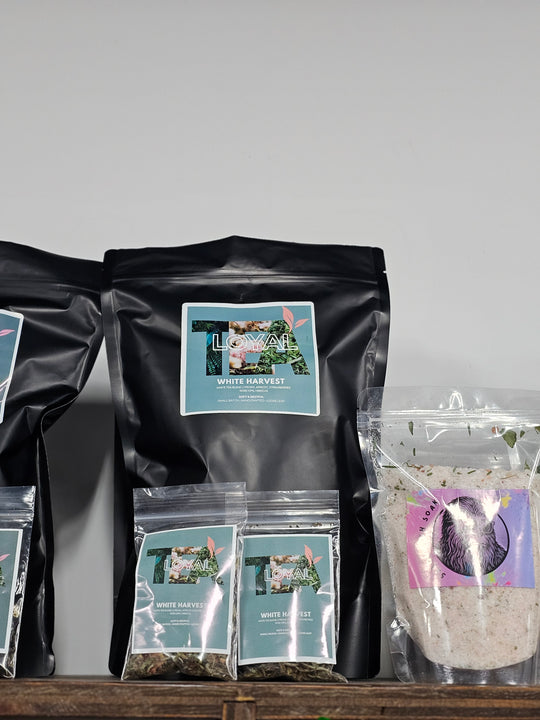 White Harvest | Loose Leaf Tea  (White Peony + Apricot + Strawberry + Hibiscus)